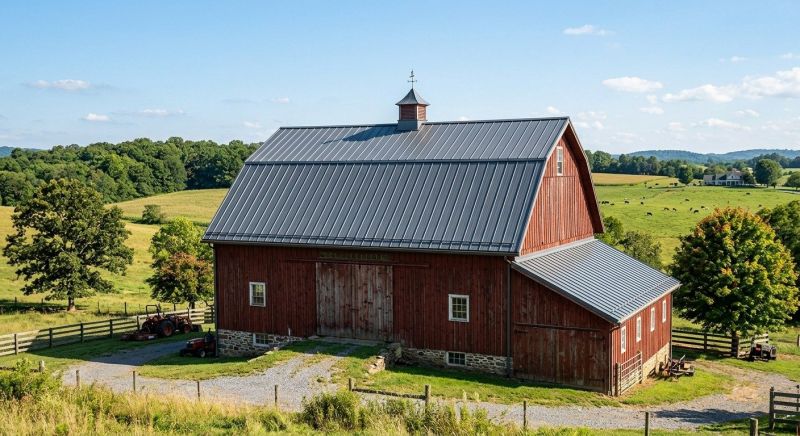 Barn Roof Replacement in Fredericksburg, VA