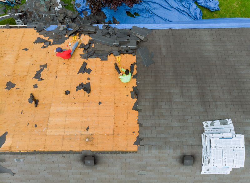 Damaged Roof Replacement in Fredericksburg, VA