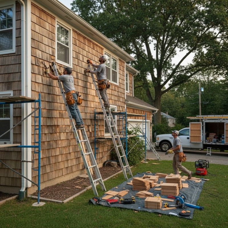 Loose Siding Repair