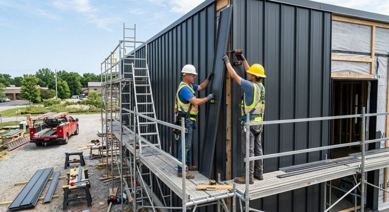 Metal Paneling Installation in Boston, MA