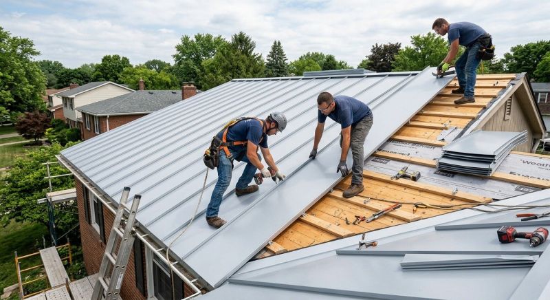 Steel Roof Installation in Fredericksburg, VA