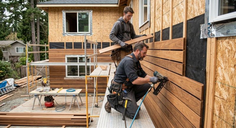 Wood Plank Siding Installation in Norwalk, CT